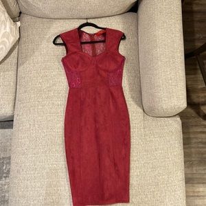 *NWT* Akira velvet and lace midi dress